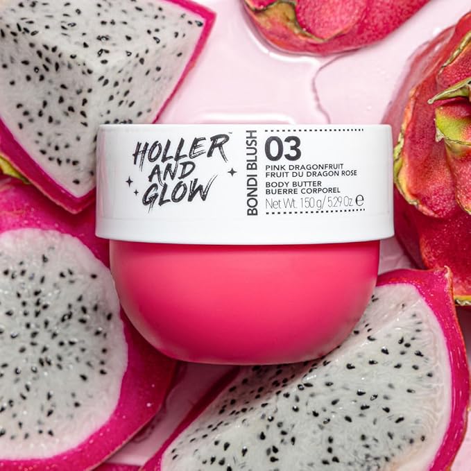 Holler and Glow Bondi Pink Dragonfruit Body Butter - Image 4