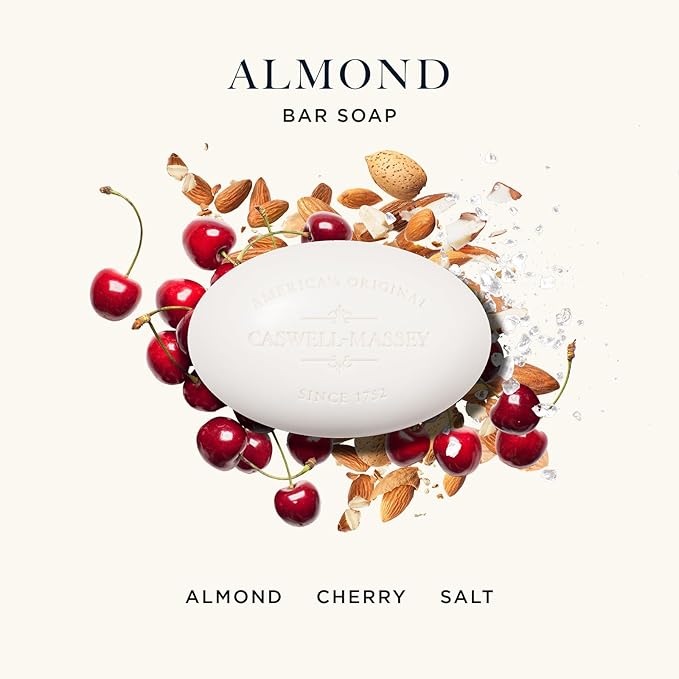 Caswell-Massey Almond Natural Bar Soap Gift Set - Image 2