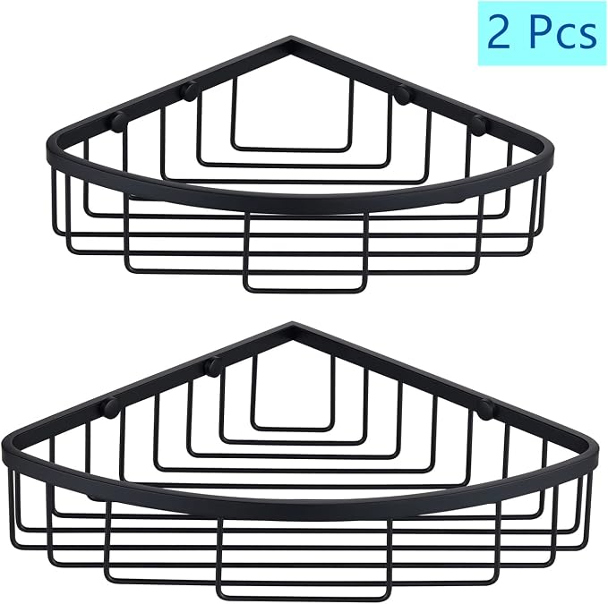 Corner Shower Caddy Shelf Organizer, Stainless Steel Heavy Duty Rust-Proof - Image 2
