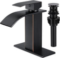 Bathroom Faucets Oil Rubbed Bronze Waterfall Bathroom Sink Faucet Modern Single by LUFG