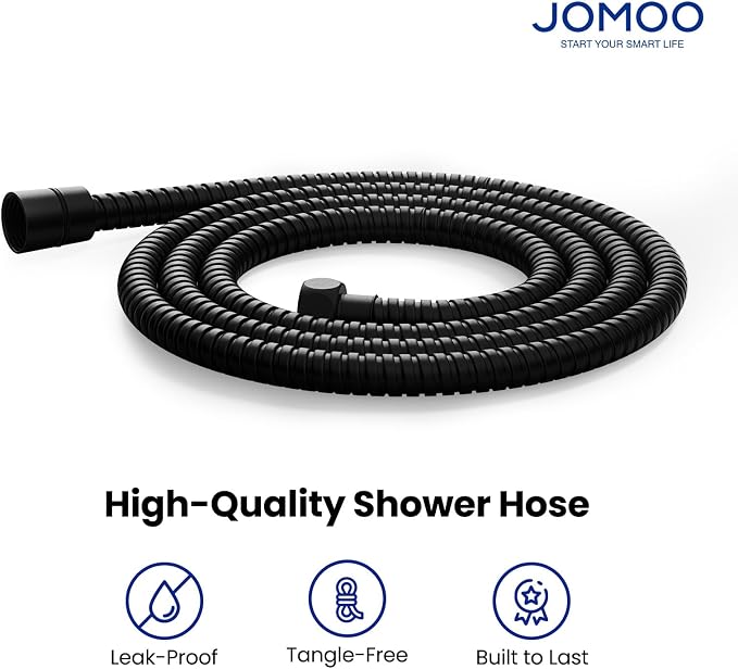 JOMOO Shower Hose, 59 Inch Extra Long Flexible Stainless Steel Handheld - Image 2