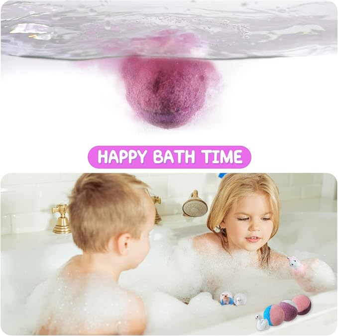 Bath Bomb Gift Set with Toys Inside, 20 Pack Organic Bath Bombs - Image 7