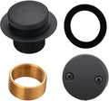 Black Tub Drain Tip-Toe Tub Trim Set Conversion Kit Assembly, Hidrop Bathtub by HIDROP