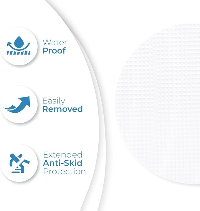 Anti Slip Shower Stickers 24 PCS, Premium Adhesive Bath Tub Stickers - Image 5