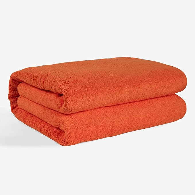 SALBAKOS 100% Turkish Cotton Jumbo Bath Sheet Towel Oversized 40x80 inch | - Image 4