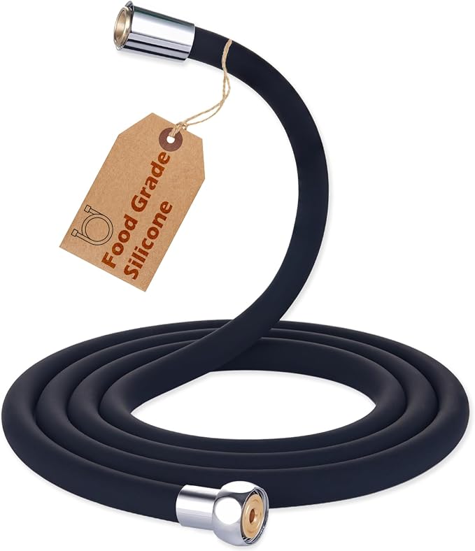 Shower Hose 79 inches Ultra-Soft Silicone Shower Hose Replacement, HandHeld by CWPW