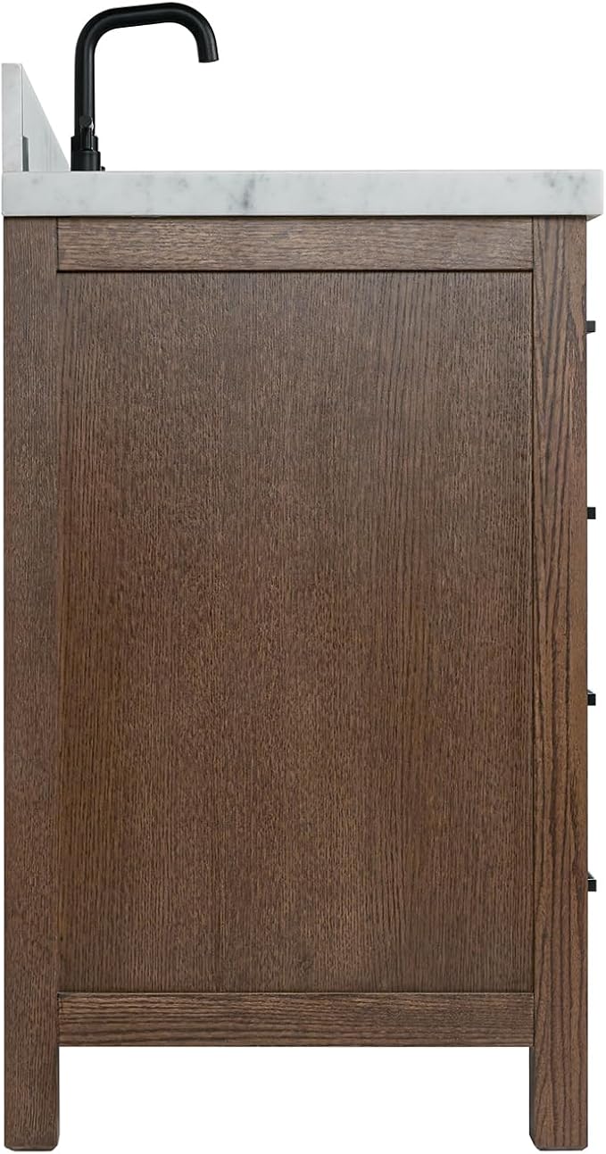 ARIEL Cambridge 49 Inch Single Rectangle Sink Bathroom Vanity - Image 5