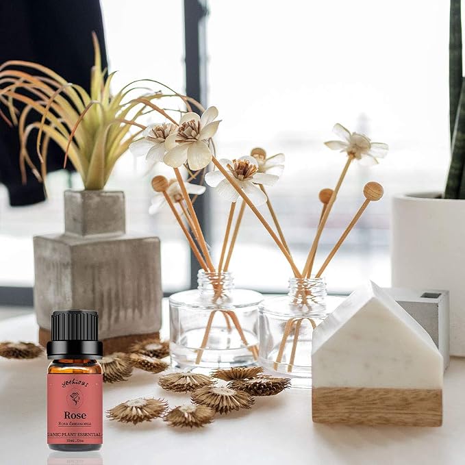 yethious Rose Essential Oil Organic Flower Natrual Peony Essential Oil - Image 6
