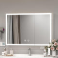 35"x24" Medicine Cabinet with Lights, LED Lighted Medicine Cabinet with Mirror by Unknown