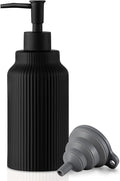 Modern Ceramic Soap Dispenser for Bathroom，14oz Ceramic Soft Touch Hand Lotion by Unknown
