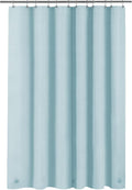 Light Blue Shower Curtain Liner by BarossaDesign