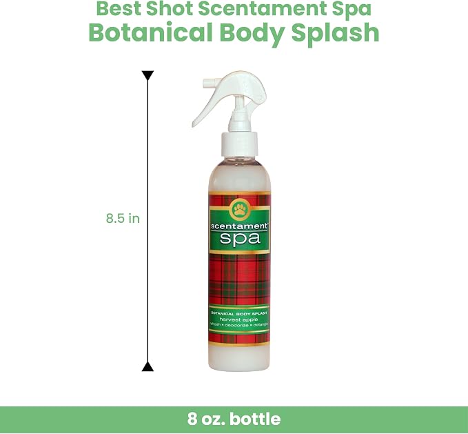 Best Shot Scentament Spa Botanical Body Splash, Harvest Apple, 8 oz - Image 2