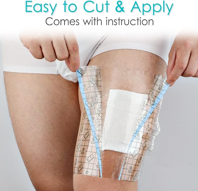 Shower Protector, Waterproof Wound Bandage Protector Disposable Transparent - Image 3
