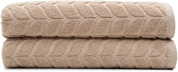 BAGNO MILANO Turkish Cotton Ultra-Soft Plush Absorbent Quick Dry Bathroom Towel - Image 2