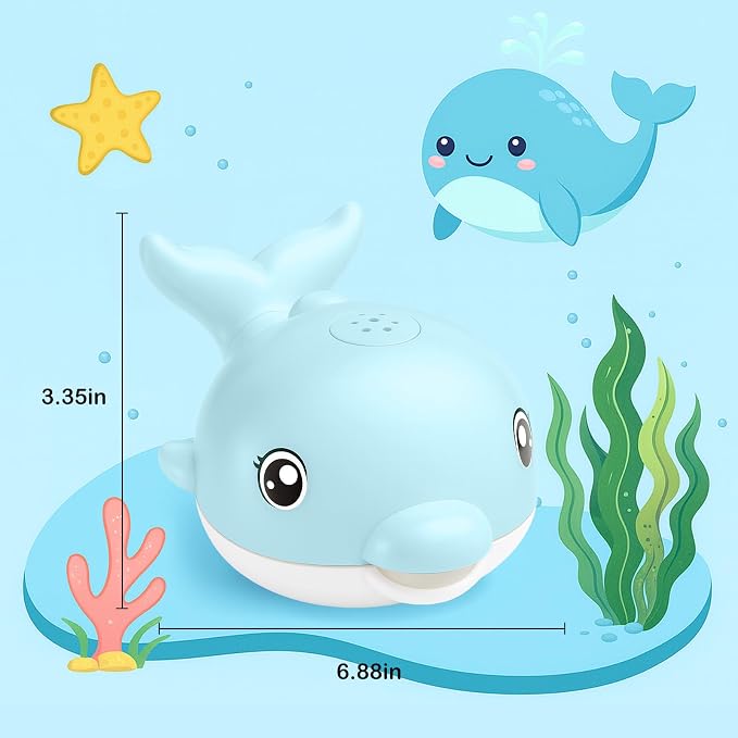 Bath Toys, Light Up Dolphin Baby Bath Toys - Image 8