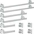 Newfun 10Pcs Brushed Nickel Bathroom Hardware Set by Newfun