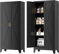 61" Tall Metal Kitchen Pantry Storage Cabinet by YNIQUESTLEMetalCabinet