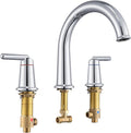 Roman Bathtub Faucet with Rough-in Valve 3 Hole Widespread Deck Mount Bath by Wintap