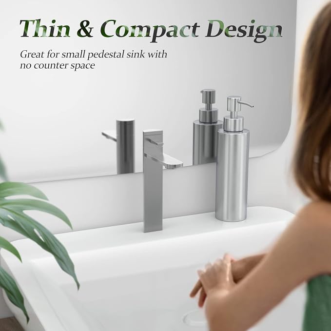 ARKTEK -Stainless Steel Countertop soap dispenser Rust Proof Liquid Hand soap - Image 5