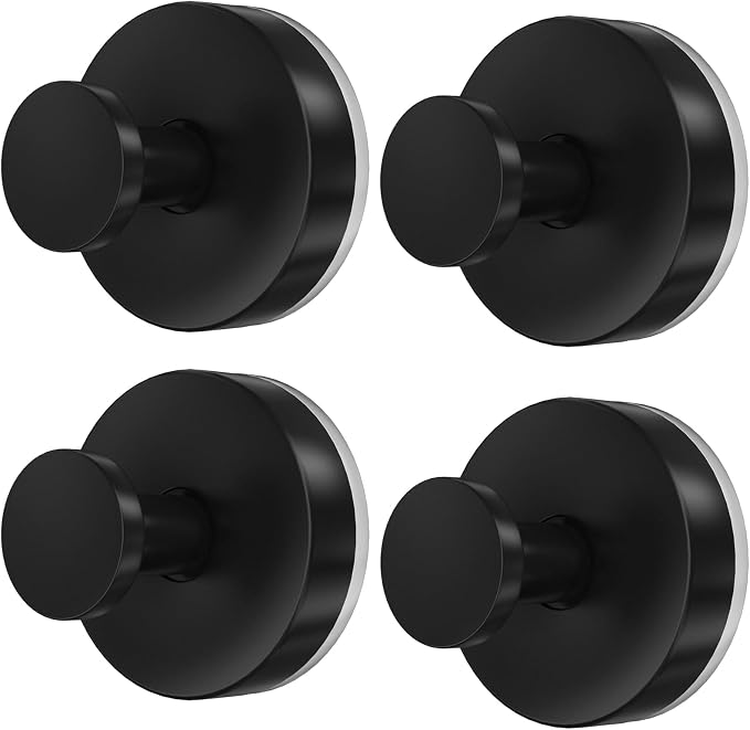 Suction Cup Hooks for Shower, Glass Door, Hold Robe & Wreath, Hanging up to 15 by VisittheAbluFirst