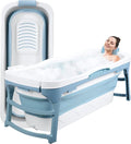 56" Portable Bathtub for Adult, No Installation, Foldable Tub for Shower by Smalibal