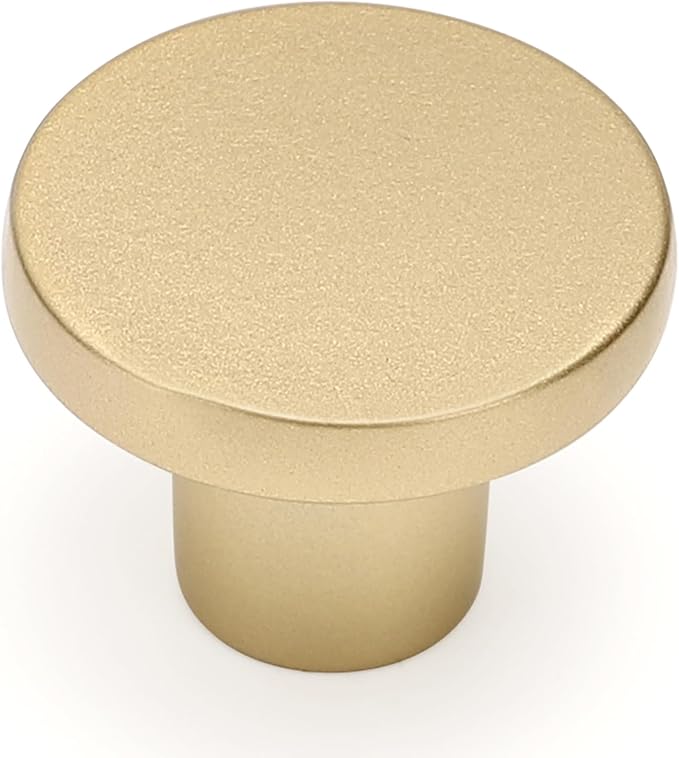 Ravinte 25 Pack Cabinet Knobs Sandy Gold Kitchen Cabinet Knobs Round Dresser by Ravinte