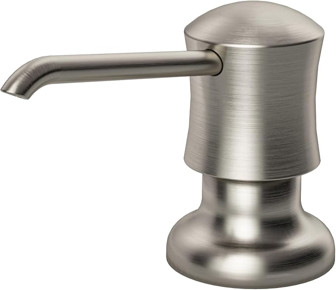 SAMODRA Soap Dispenser for Kitchen Sink Brushed Nickel Lotion Dispenser 12 OZ by SAMODRA