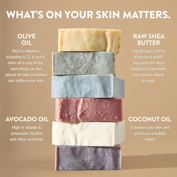 Crate 61 Organics, Handmade in Canada, Plant Based Cold Process Natural Bar Soap - Image 5