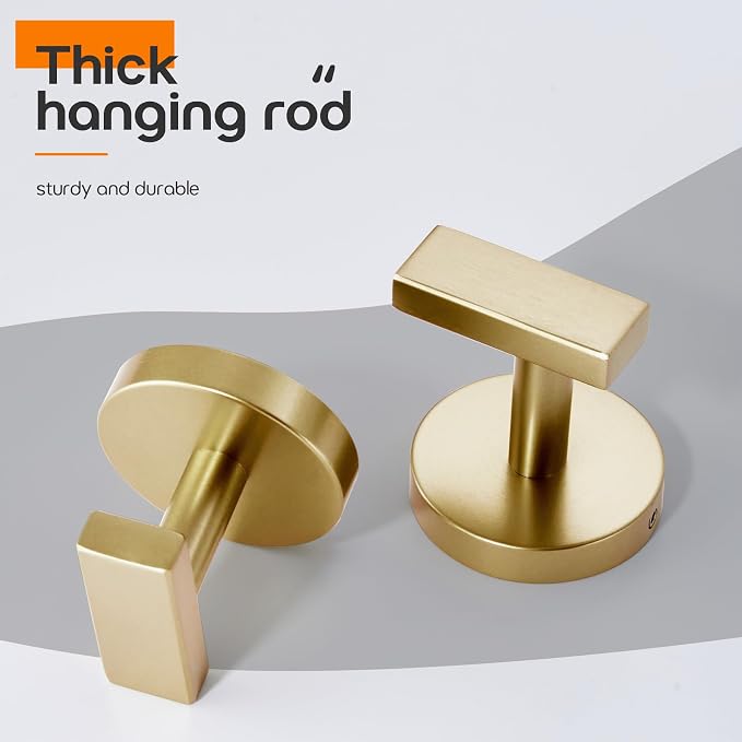 Robe Hook Bath Towel Hooks Stainless Steel Wall Hooks - Image 7