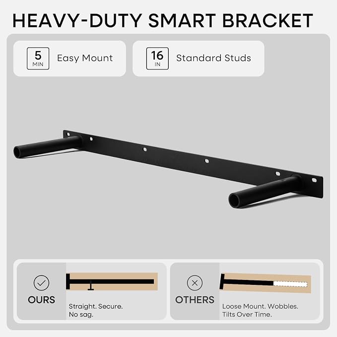 Homeforia Classic Walnut 36 inch Floating Shelf, High End Solid Real Wood Small - Image 4