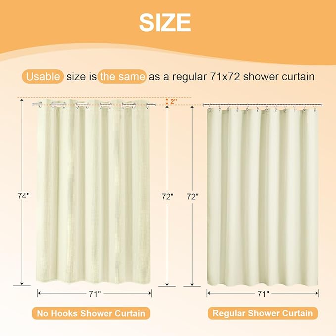 River Dream Cotton Blend Shower Curtain - Image 7