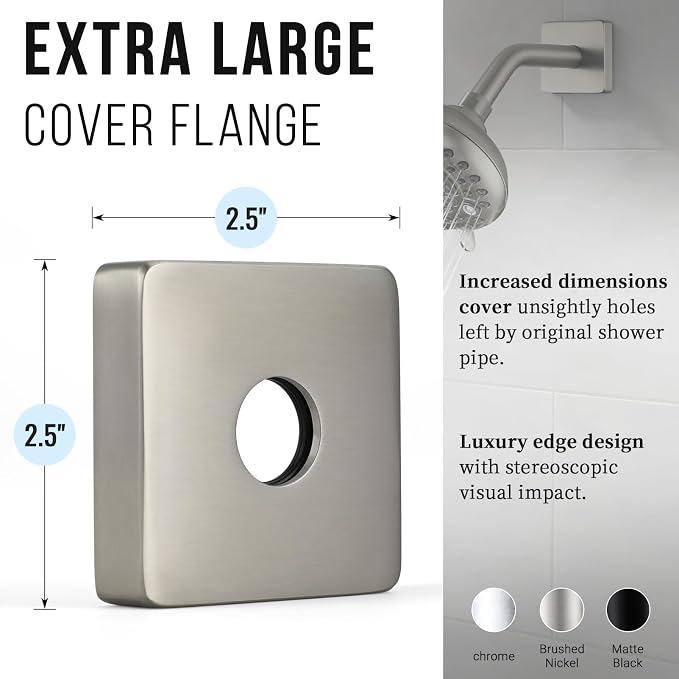 G-Promise All Metal 6-Inch Shower Arm - Image 3