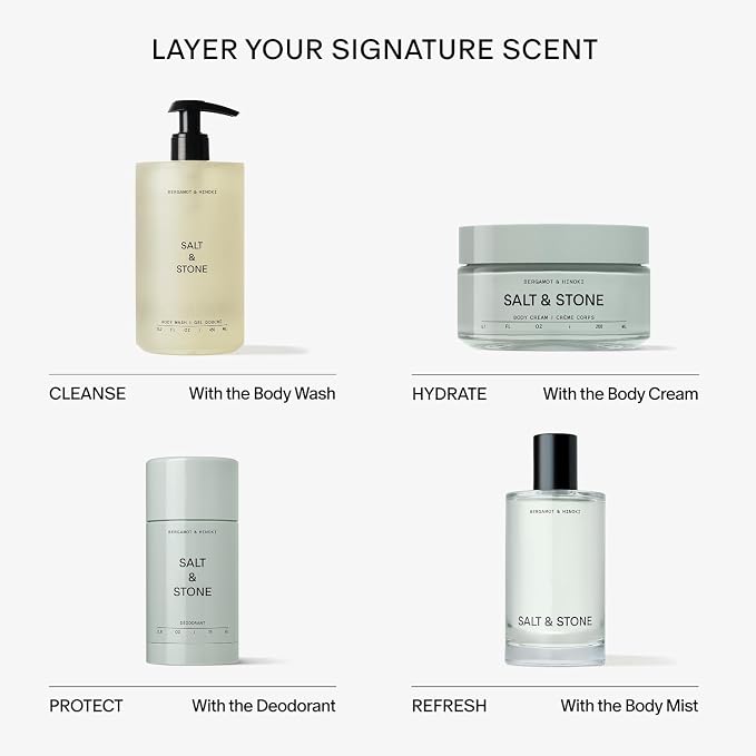 Salt & Stone Body Cream – Bergamot & Hinoki | Hydrating Formula - Image 8