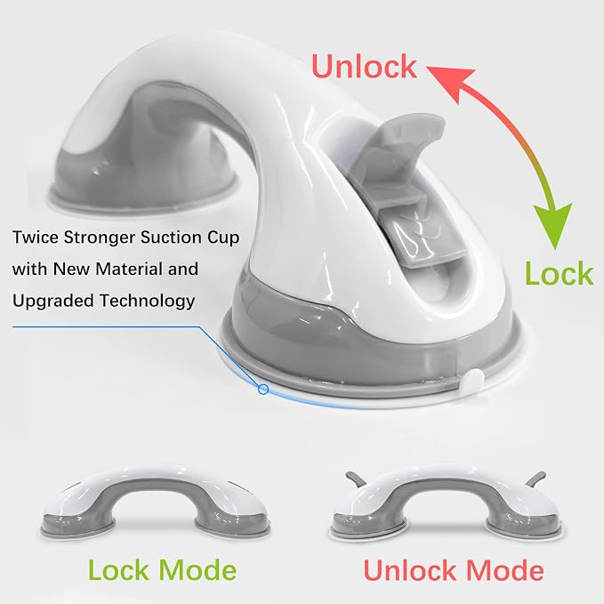 NL'AAHCÉ Grab Bars for Shower Heavy-Duty 12-Inch ADA Compliant Grab Bar for - Image 8