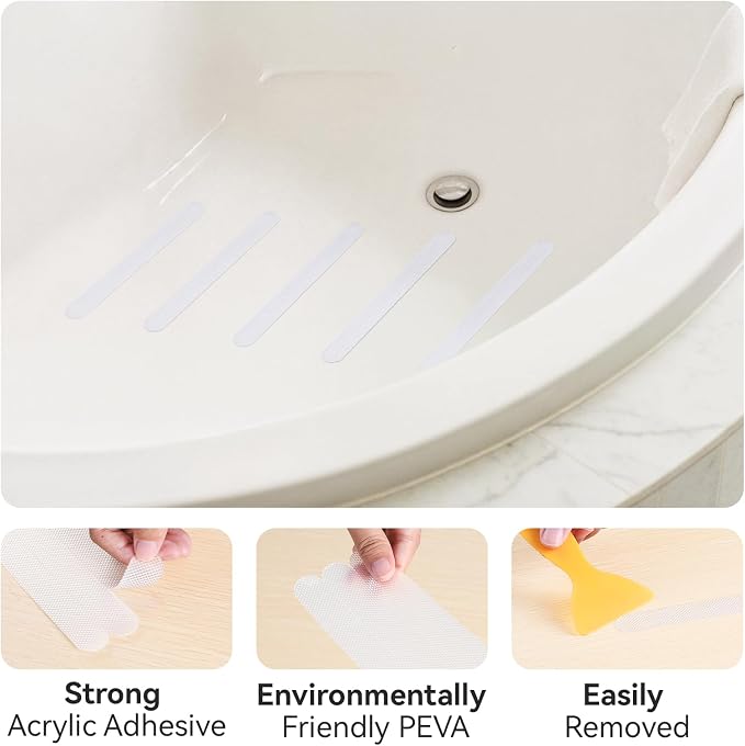 AGPTEK 36PCS Bathtub Non Slip Stickers, Anti-Slip Shower Strips - Image 3