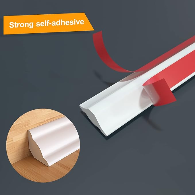 NeatiEase Flexible Trim Caulk Strip, Peel and Stick Trim - Image 2