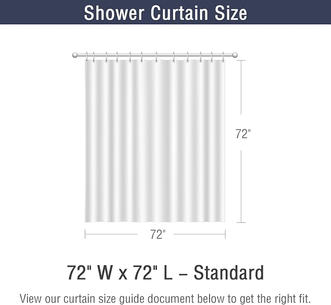Gibelle Grey Shower Curtain, Waffle Weave Textured Ombre Shower Curtain - Image 7