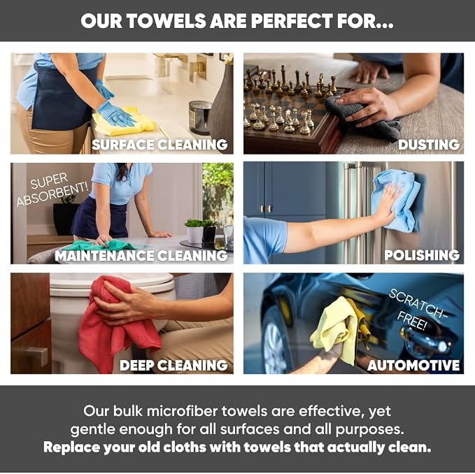 Microfiber Wholesale All Purpose Microfiber Towels - Image 5