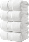 REDKISS 100% Cotton Bath Towels Set of 4, Extra Large Bath Sheets 27 X 59 Inches by REDKISSOnline