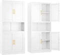 Pantry Cabinet 61" H Metal Kitchen Cabinet by Ckzbx