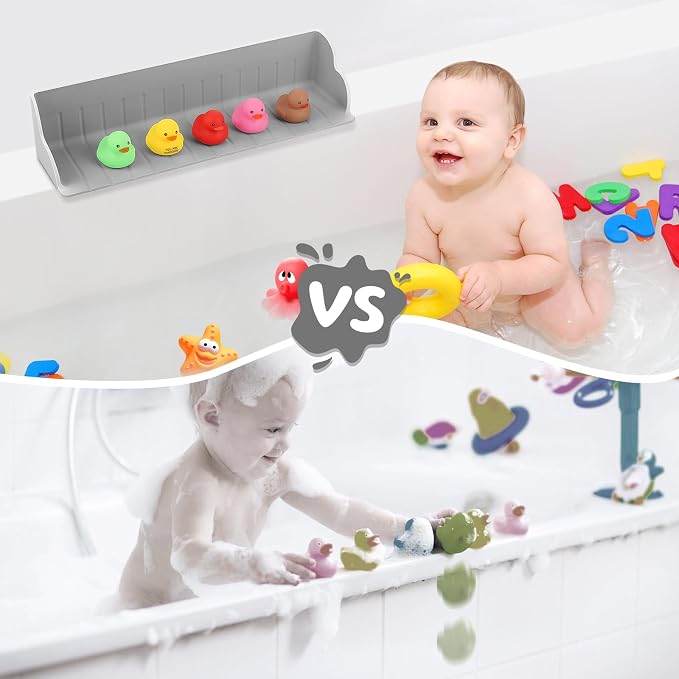 Bath Tub Splash Guard Shelf for Kids - Image 3