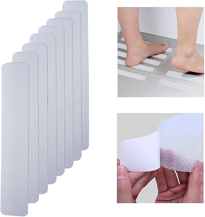Anti Slip Tape Bath Safety Strips, 2 inch x 12 inch Rounded Corners, Easy - Image 2