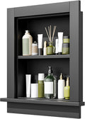Wood Recessed Wall Niche, Wooden Medicine Cabinet by REYOXCEL