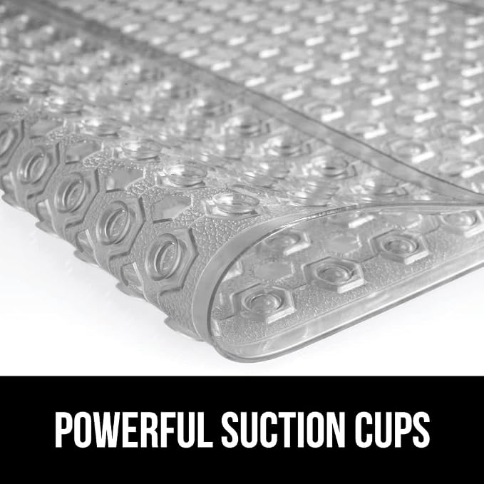 GORILLA GRIP Patented Bath Tub Shower Mat, Machine Washable Bathtub Floor Liner - Image 3