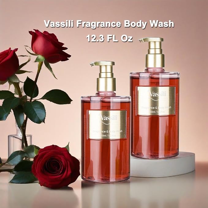 Vassili Body Wash for Women, Long-Lasting Fragrance Shower Gel, Moisturizing & - Image 3