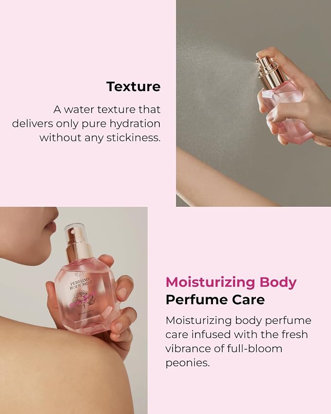 BOM Peony Garden Perfume Body Mist 3.71 Fl Oz, Floral Scented Fine Mist - Image 6