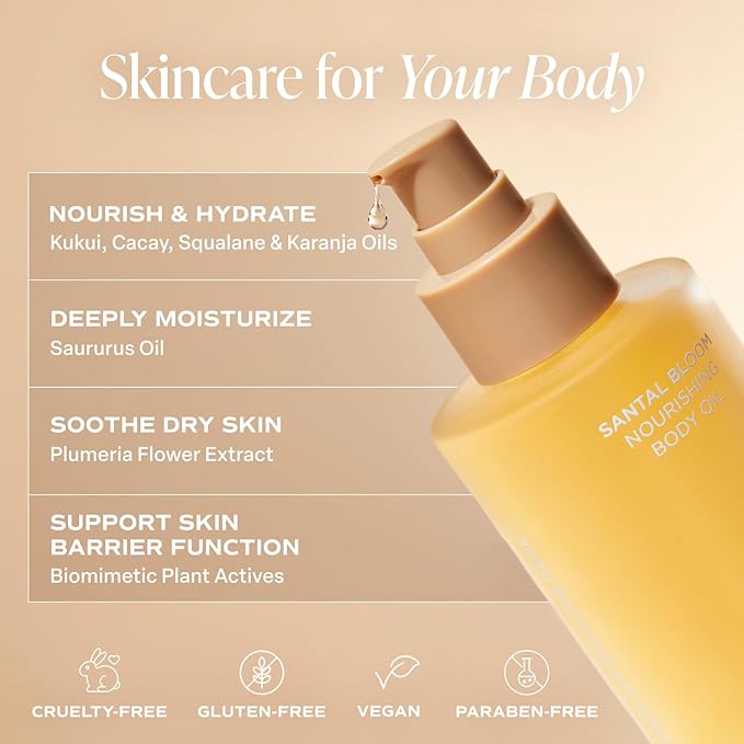 Saltair Body Oil. Luxurious Santal Bloom After Shower and Bath Oil Moisturizer - Image 6