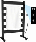 Heated Towel Racks for Bathroom, Freestanding Towel Warmer, 6 Bars Towel by Sawlece