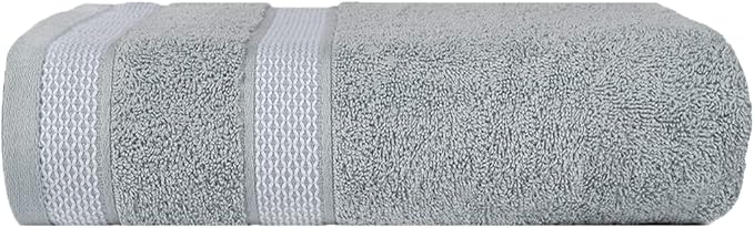 CASA COPENHAGEN Solitaire Mix 6 Pieces Towel Set- Grey Violet + Pink, 600 GSM - Image 6