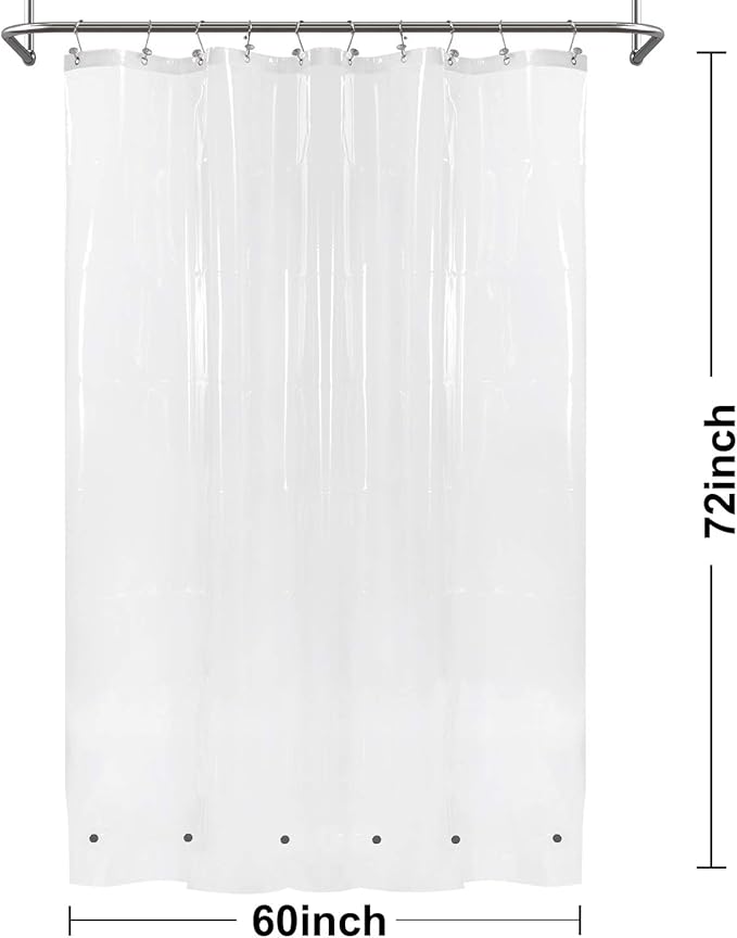 Barossa Design 60 x 72 Inches Shower Curtain Liner - Image 7
